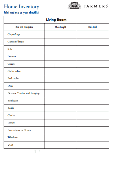inventory list template 29741