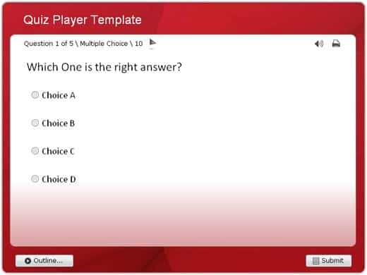 quiz template 2984