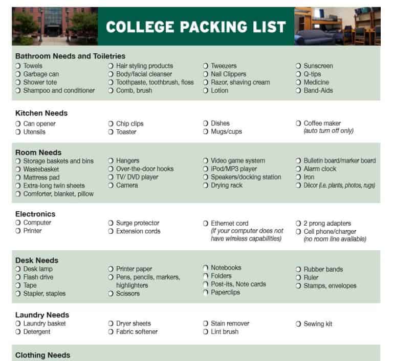 23+ FREE Printable Packing List Templates [PDF, WORD, EXCEL]