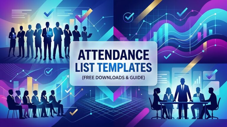 free attendance list templates