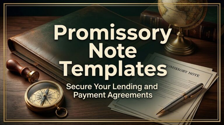 Promissory Note Templates in Word