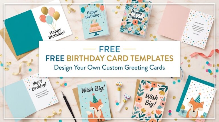 Birthday Card Templates