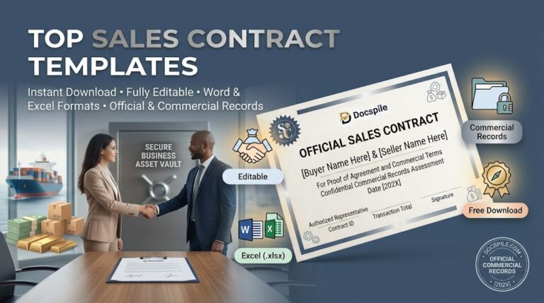 Sales Contract Templates