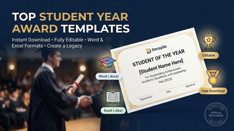 7+ Student Of The Year Certificate Templates