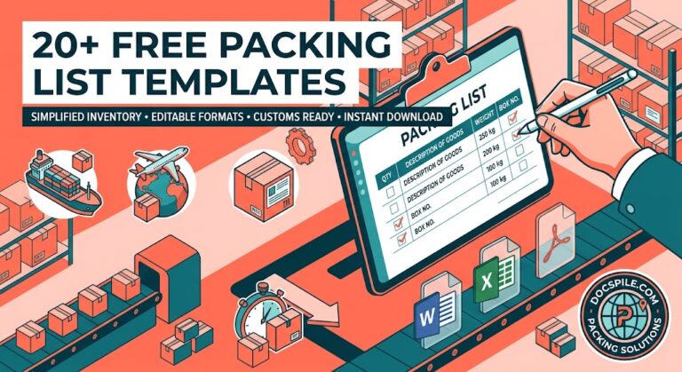packing list templates