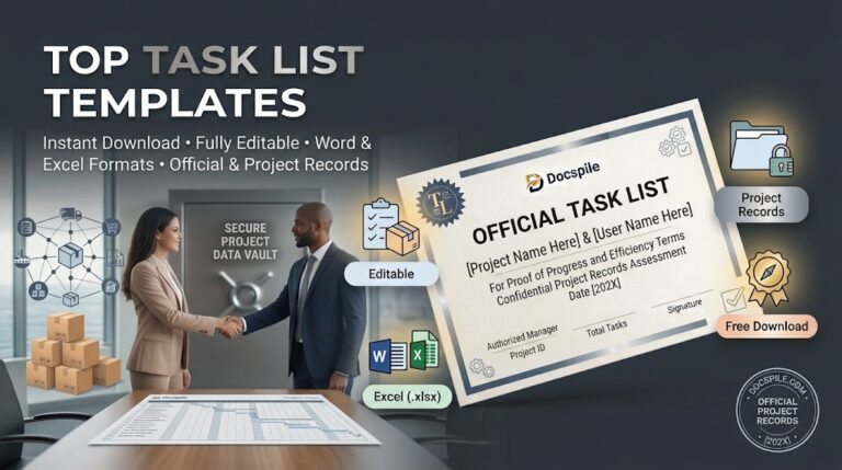 task list templates