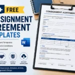 consignment agreement templates