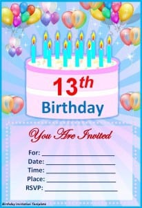 Birthday Card Template