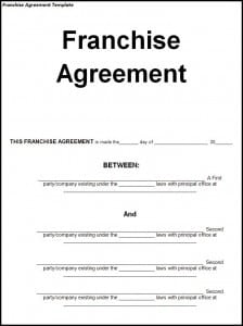 Franchise Agreement Template