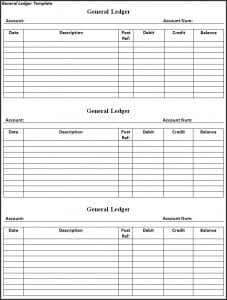 General Ledger Template Printable from www.docspile.com