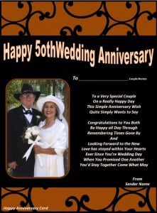 Anniversary Card Template