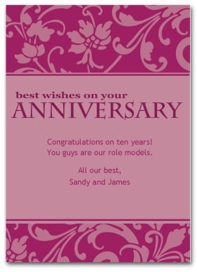 anniversary card template 154