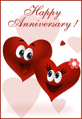 anniversary card template 2641