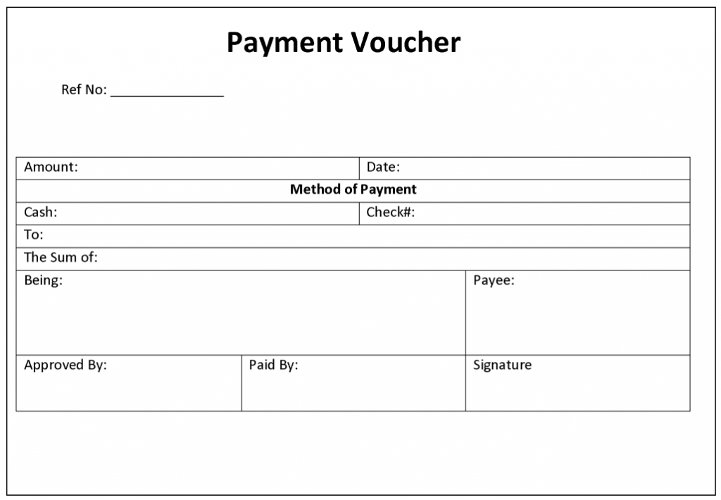 Top 5 Free Payment Voucher Templates - Word Templates, Excel Templates