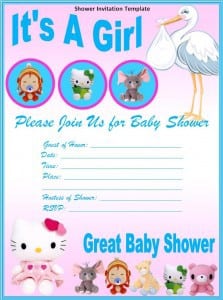 shower invitation template