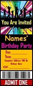 Ticket Invitation Template