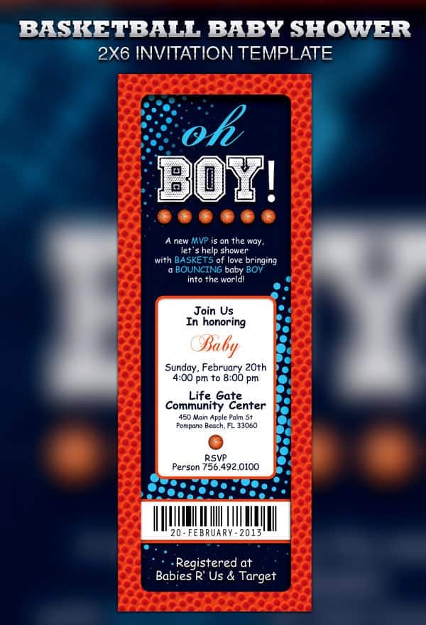 ticket invitation template 4124