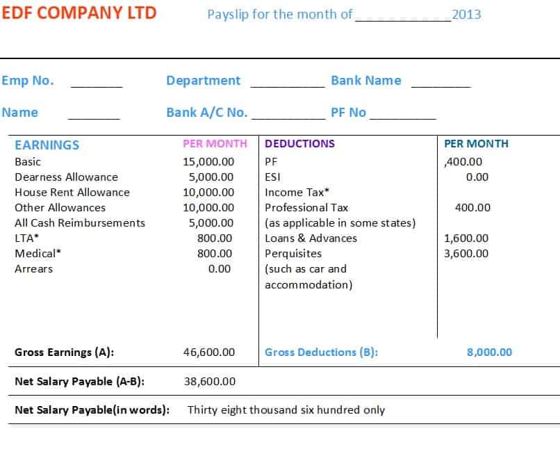 Featured image of post Free Payslip Template Singapore Excel Here the most useful one in this regard