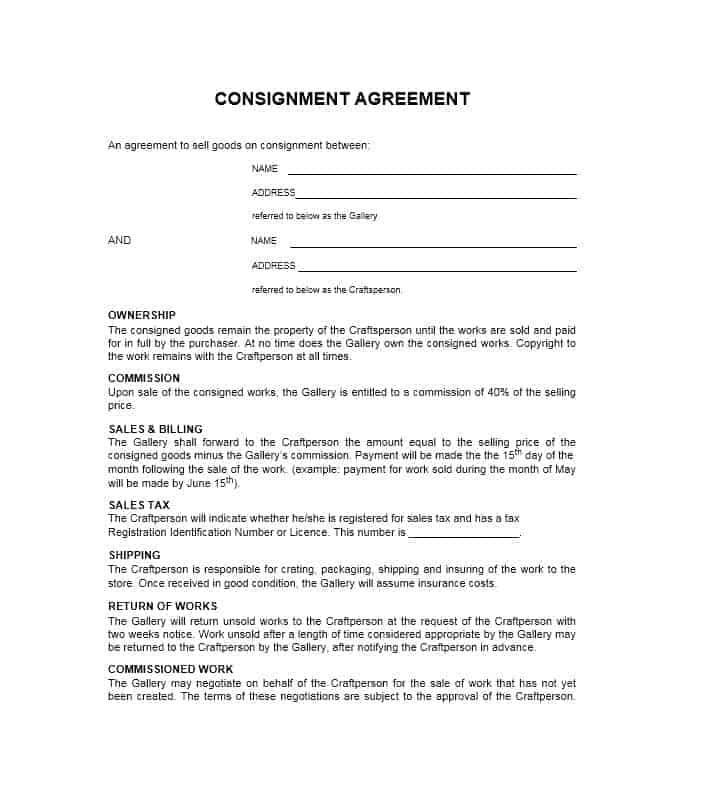 Sample Sales Commission Agreement Template