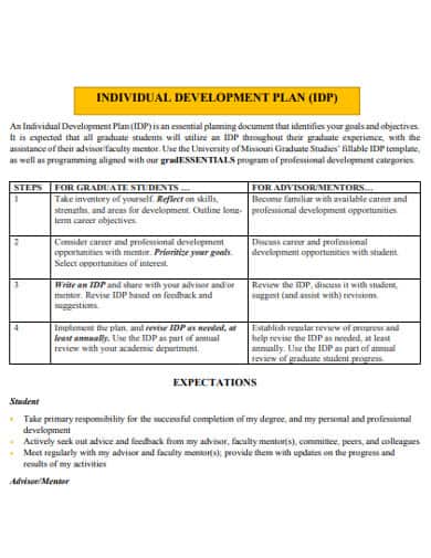 Career Development Plan Template Doc from www.docspile.com