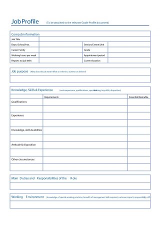 Position Description Template from www.docspile.com