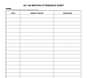 8+ FREE Layouts For Attendance List Templates – Word Excel Templates