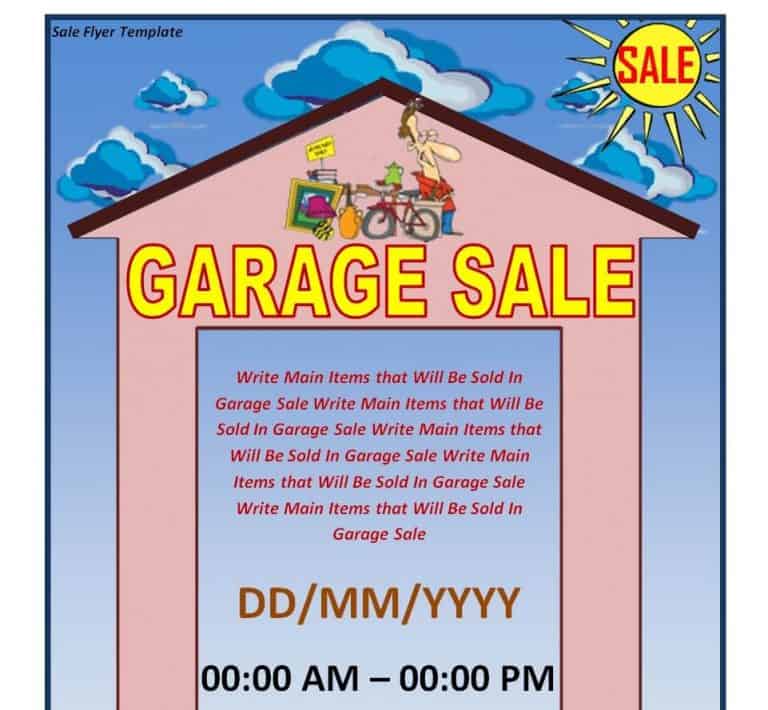 14+ Special Sales Flyer Templates [PDF, WORD]