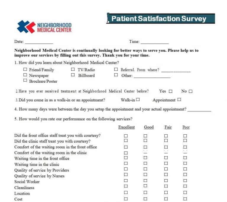 12+ Sample Satisfaction Survey Templates [WORD, PDF]