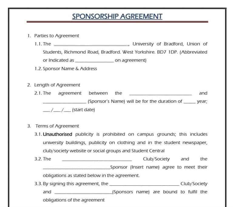 12-free-sample-sponsorship-agreement-templates-pdf-word-word