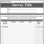 FREE 10+ Sample Survey Templates & Examples in WORD Format