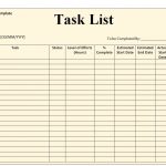 BEST 15+ Printable Task List Templates [EXCEL & WORD]