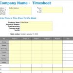 15+ Useful Timesheet Templates in EXCEL