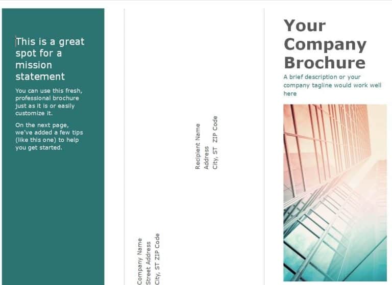 22+ BEST Word Brochure Templates