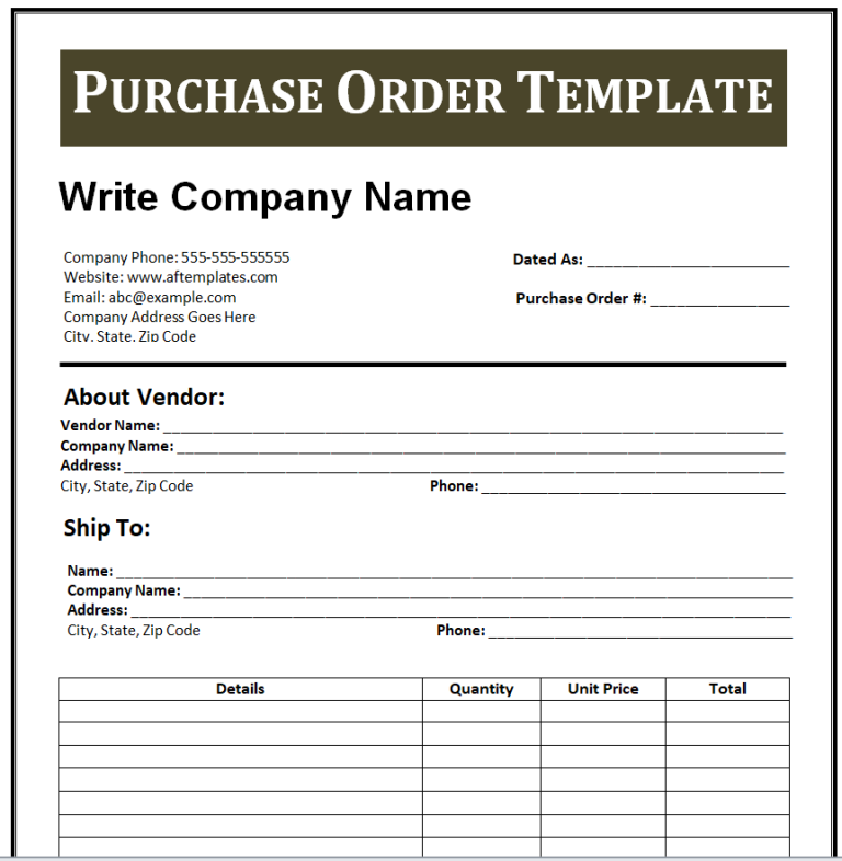18+ Practical Purchase Order Templates [WORD & EXCEL]