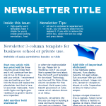 Top 20 FREE Newsletter Word Templates