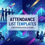 free attendance list templates