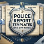 Police Report Templates