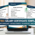 salary certificate templates