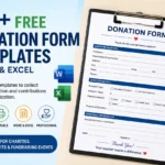 donation form templates